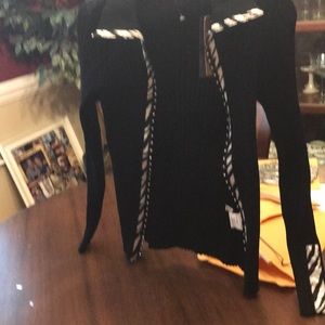 New Belldini sweater Black with crystal trim